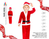 Traje Papa Noel 1-2Anos - yupiparty