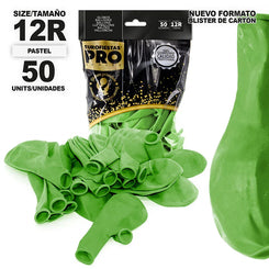 GLOBOS PRO SERIES 12R*50 VERDE - yupiparty