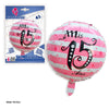 GLOBO FOIL REDONDO MIS 15 AÑOS FUCSIA - yupiparty