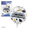 GLOBO FOIL 45cm FELICIDADES GRADUADO - yupiparty