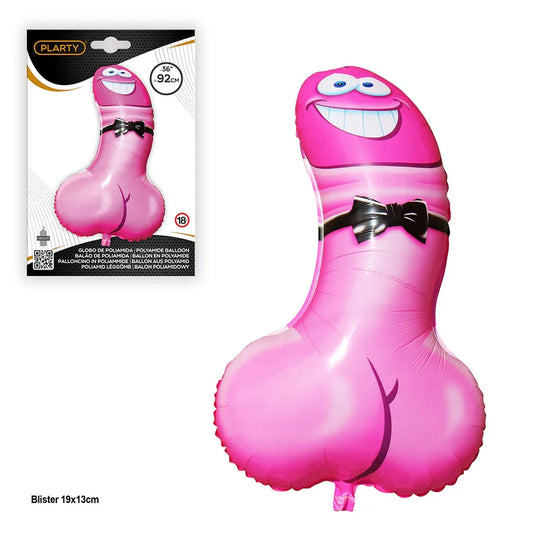 PLARTY-GLOBO FOIL PENE ROSA 77cm - yupiparty