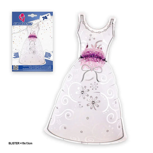 GLOBO FOIL TRAJE NOVIA 74cm - yupiparty