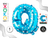 GLOBO FOIL AZUL ESTRELLAS 30 CMS Q - yupiparty