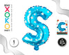 GLOBO FOIL AZUL ESTRELLAS 30 CMS S - yupiparty