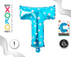 GLOBO FOIL AZUL ESTRELLAS 30 CMS T - yupiparty