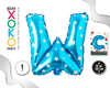 GLOBO FOIL AZUL ESTRELLAS 30 CMS W - yupiparty