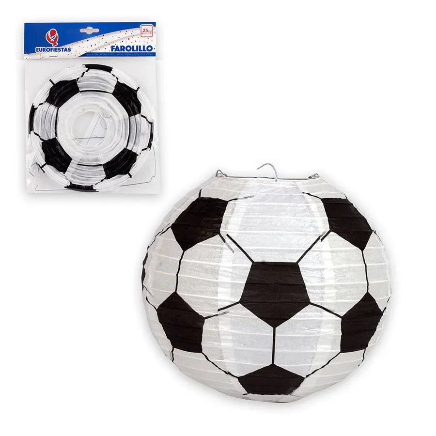 FAROLILLO REDONDO 25cm BALON FUTBOL - yupiparty