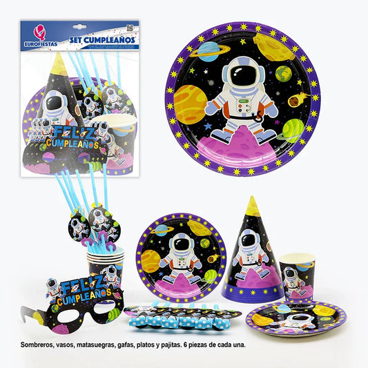 SET CUMPLE ASTROS PQ.12 C/12U - yupiparty