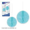 BOLAS NIDO DE ABEJA CELESTE 2PC - yupiparty