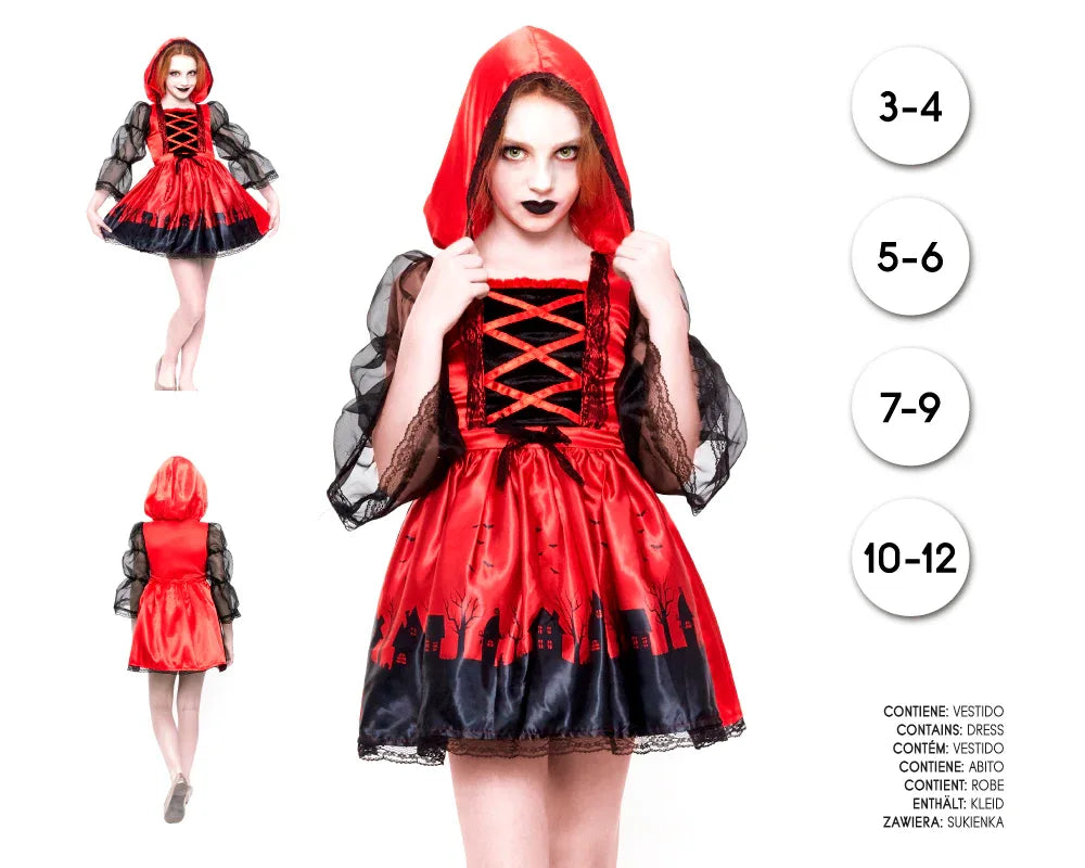 CAPERUCITA GOTICA 7-9 - yupiparty
