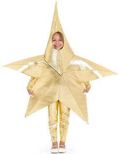 Disfraz Estrella Dorada Infantil 3-4 Años - Traje Navidad Belén - yupiparty