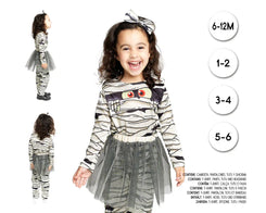 MOMIA BABY GIRL 3-4 - yupiparty