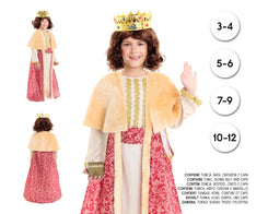 Disfraz Rey Mago Gaspar Infantil 7-9 Años - Traje Completo Navidad - yupiparty