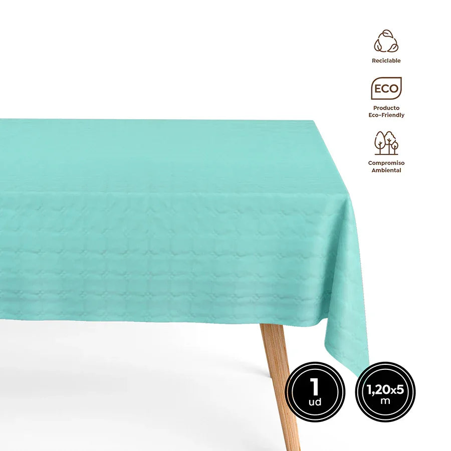 MANTEL ROLLO BIOD. MINT 1,2X5M - yupiparty