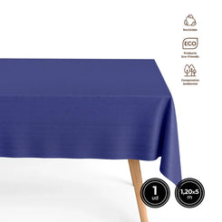 MANTEL ROLLO BIO. AZUL ROYAL 1,2X5M - yupiparty