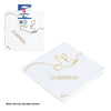 SERVILLETA 12pcs COL COMUNI.PALOMA ORO P - yupiparty