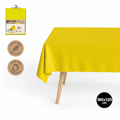 MANTEL IMPERMEABLE PLEGADO AMARILLO 1,2X - yupiparty