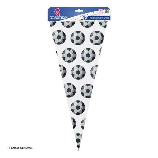 BOLSA CHUCHES*8 TRIANG.48x21,5 FUTBOL - yupiparty
