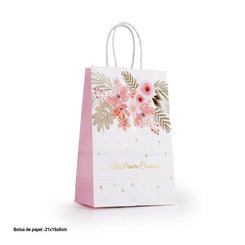 BOLSA REG.COMUNION CRUZ/FLORES 21x16x8 P - yupiparty