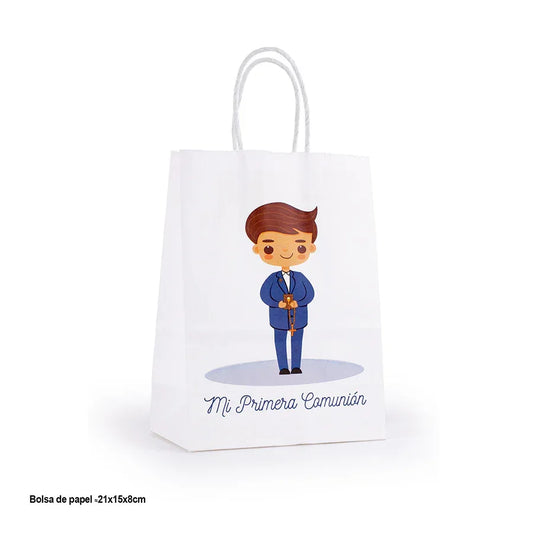 BOLSA REG.COMUNI.NIÑO F.BLANCO 21x16x8 - yupiparty