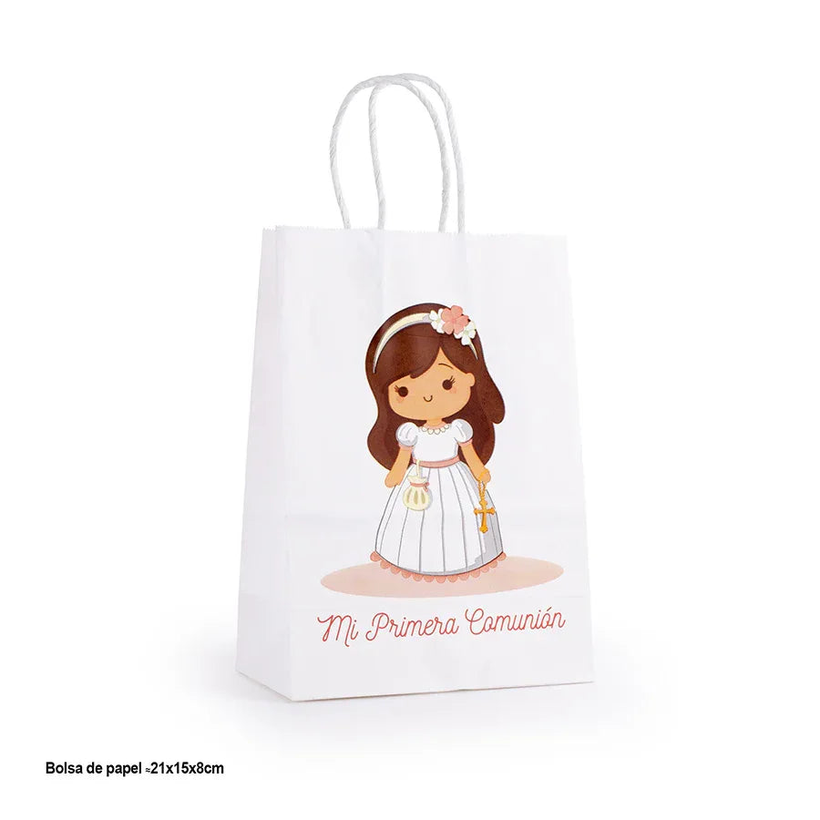 BOLSA REG.COMUNI. NIÑA F.BLANCO 21x16x8 - yupiparty