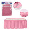 FALDON PLISADO ROSA PARA MESA - yupiparty