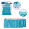 FALDON PLISADO AZUL PARA MESA - yupiparty