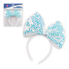 DIADEMA LAZO LENTEJUELAS MULTICOLOR - yupiparty
