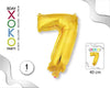 GLOBO FOIL 18/45CM ORO 7 - yupiparty