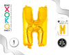 GLOBO FOIL 16/40CM ORO H - yupiparty