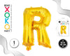 GLOBO FOIL 16/40CM ORO R - yupiparty