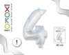 GLOBO FOIL 18/45CM PLATA 4 - yupiparty