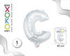 GLOBO FOIL 16/40CM PLATA C - yupiparty