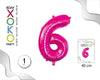 GLOBO FOIL 16/40CM FUCSIA 6 - yupiparty