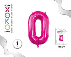GLOBO FOIL 16/40CM FUCSIA 0 - yupiparty