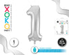 GLOBO FOIL 40/110CM PLATA 1 - yupiparty
