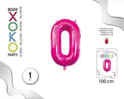 GLOBO FOIL 40/110CM FUCSIA 0 - yupiparty
