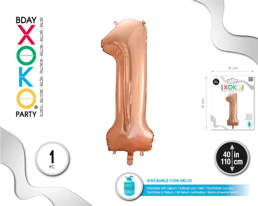 GLOBO FOIL 40''/110CM CHAMPAN 1 - yupiparty