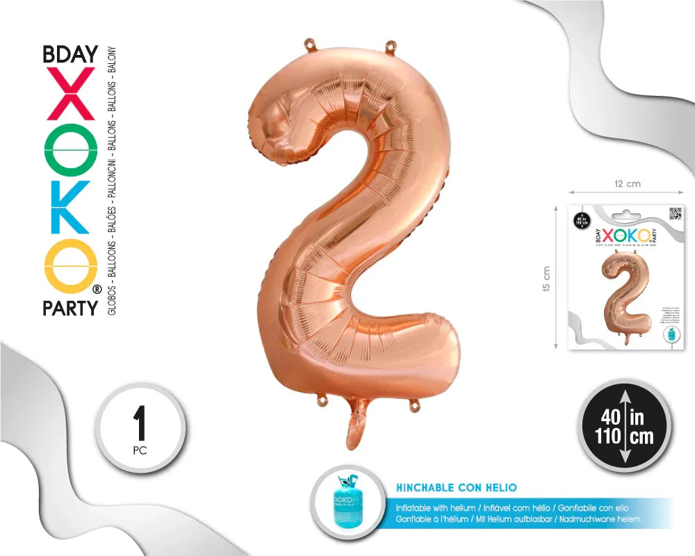 GLOBO FOIL 40''/110CM CHAMPAN 2 - yupiparty