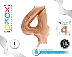 GLOBO FOIL 40/110CM CHAMPAN 4 - yupiparty