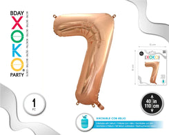 GLOBO FOIL 40/110CM CHAMPAN 7 - yupiparty