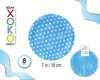 PLATO 18CM LUNAR AZUL 6PC - yupiparty