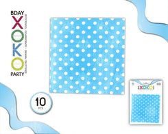 SERVILLETA LUNAR AZUL 12PC - yupiparty