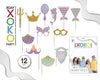 SET FOTOCALL MERMAID 12PC - yupiparty