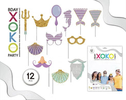SET FOTOCALL MERMAID 12PC - yupiparty