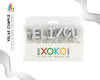 VELAS LETRAS FELIZ CUMPLE PLATA - yupiparty