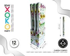 CAÑON CONFETTI EUROS 60CM - yupiparty