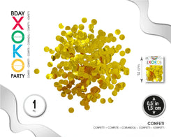 CONFETTI 1,5 CM ORO - yupiparty