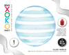 GLOBO BURBUJA 18/45CM RAYAS AZULES - yupiparty