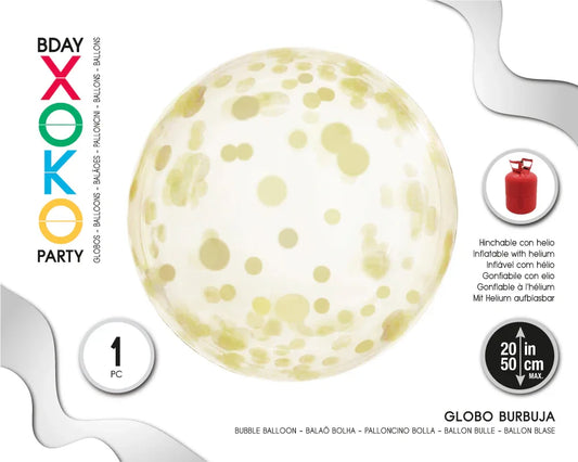 GLOBO BURBUJA TOPO - yupiparty